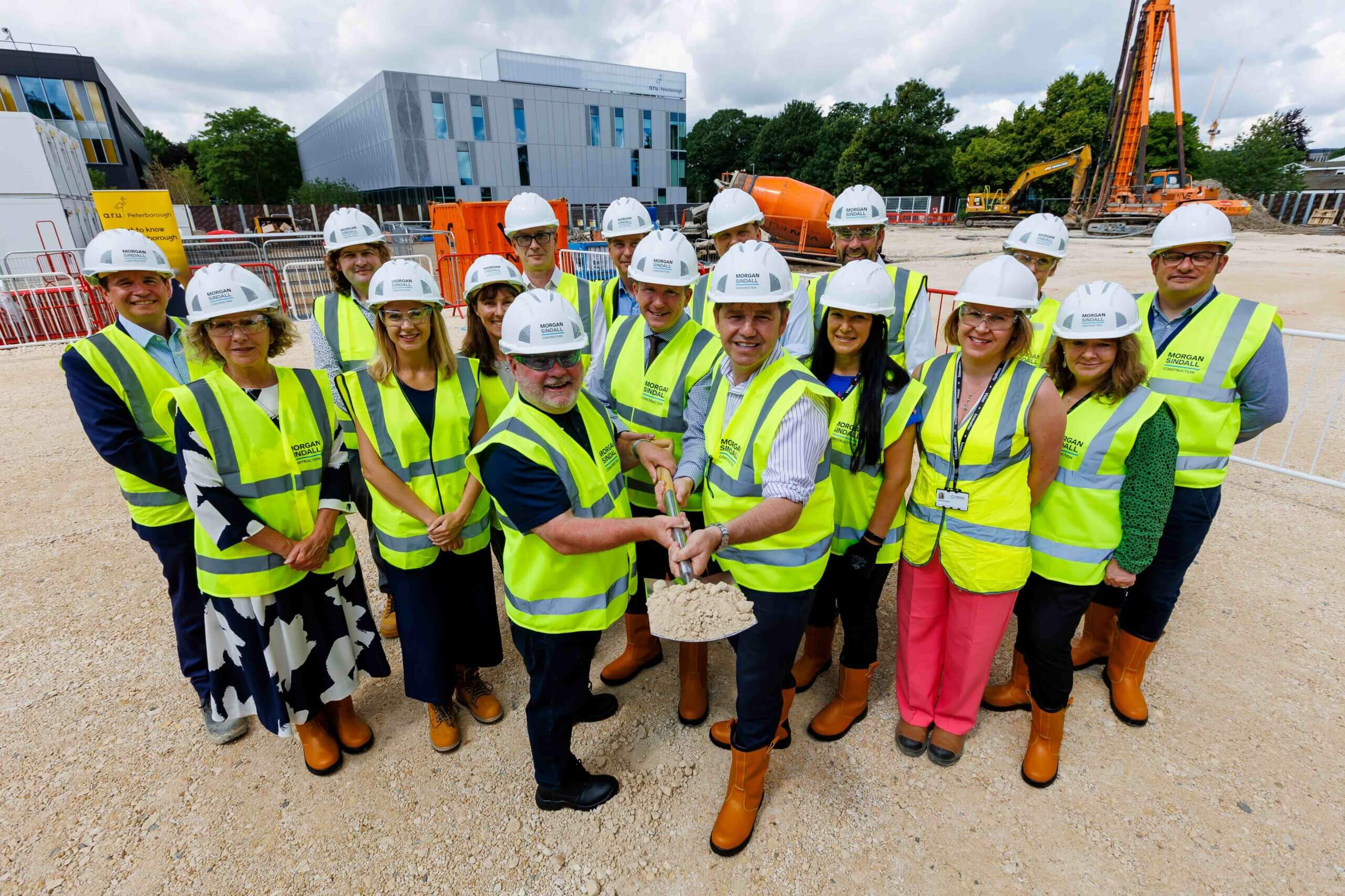 Celebration for start of building works for second teaching building
