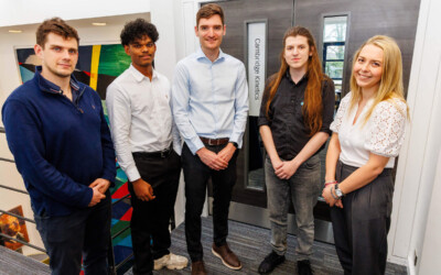 Youth Trailblazer Apprentices at Cambridge Kinetics